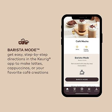 Keurig® K-Cafe® SMART Single-Serve Coffee Maker with WiFi Compatibility, Latte & Cappuccino Machine with Built-In Frother
