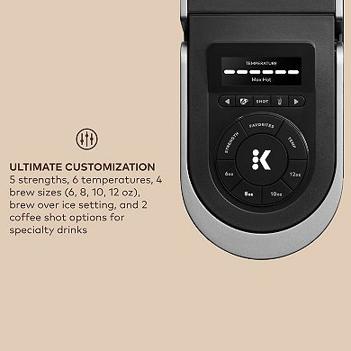 Keurig® K-Cafe® SMART Single-Serve Coffee Maker with WiFi Compatibility, Latte & Cappuccino Machine with Built-In Frother