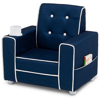 Delta Children Chelsea Kids Upholstered Chair with Cup Holder