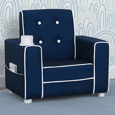 Delta Children Chelsea Kids Upholstered Chair with Cup Holder