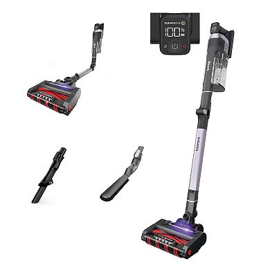 Shark® Stratos Cordless Vacuum with Clean Sense IQ and Odor Neutralizer, DuoClean Powerfins HairPro, Includes Duster Crevice Tool & Anti-Allergen Brush, Up To 60 Minute Runtime, Deep-cleaning vacuum, HEPA Filter, Ash Purple (IZ862H)