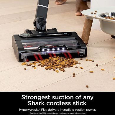 Shark® Stratos Cordless Vacuum with Clean Sense IQ and Odor Neutralizer, DuoClean Powerfins HairPro, Includes Duster Crevice Tool & Anti-Allergen Brush, Up To 60 Minute Runtime, Deep-cleaning vacuum, HEPA Filter, Ash Purple (IZ862H)