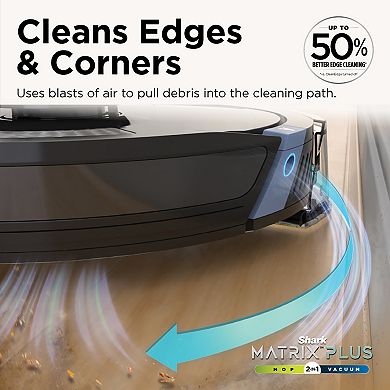 Shark® Matrix Plus 2in1 Robot Vacuum & Mop with Sonic Mopping, Matrix Clean (RV2610WD)