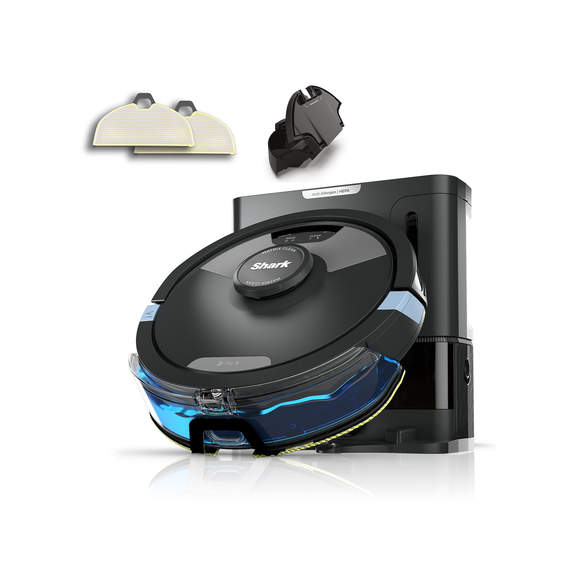 Shark Matrix Plus 2in1 Robot Vacuum & Mop with Sonic Mopping, Matrix C