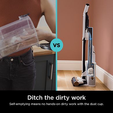 Shark Wandvac Self-Empty System Pet Lightweight Cordless Vacuum with HEPA Self-Emptying Base (WS642AE)