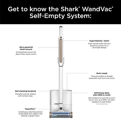 Shark® Wandvac Self-Empty System Pet Lightweight Cordless Vacuum