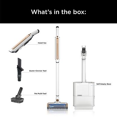 Shark Wandvac Self-Empty System Pet Lightweight Cordless Vacuum with HEPA Self-Emptying Base (WS642AE)
