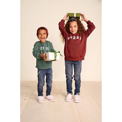 RESERVED Little selling Co. by Lauren Conrad Deer 12m and Merry 18m Pullover Sweatshirts