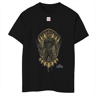 Boys 8-20 Marvel Black Panther Killmonger Crest Graphic Tee