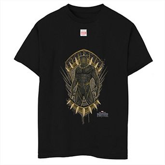 Boys 8-20 Marvel Black Panther Killmonger Crest Graphic Tee