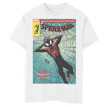 Boys 8-20 Marvel Spiderverse Collectors Comic Graphic Tee
