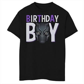Boys 8-20 Marvel Black Panther "Birthday Boy" Graphic Tee