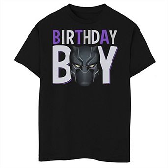 Boys 8-20 Marvel Black Panther "Birthday Boy" Graphic Tee