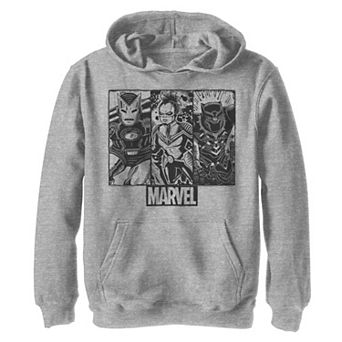 Boys 8-20 Marvel Avengers Panels Woodcut Hoodie