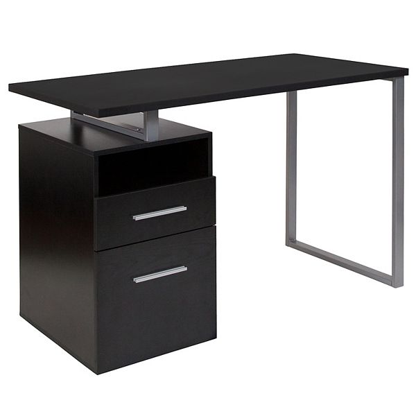 Flash Furniture Harwood Computer Desk with Two Drawers