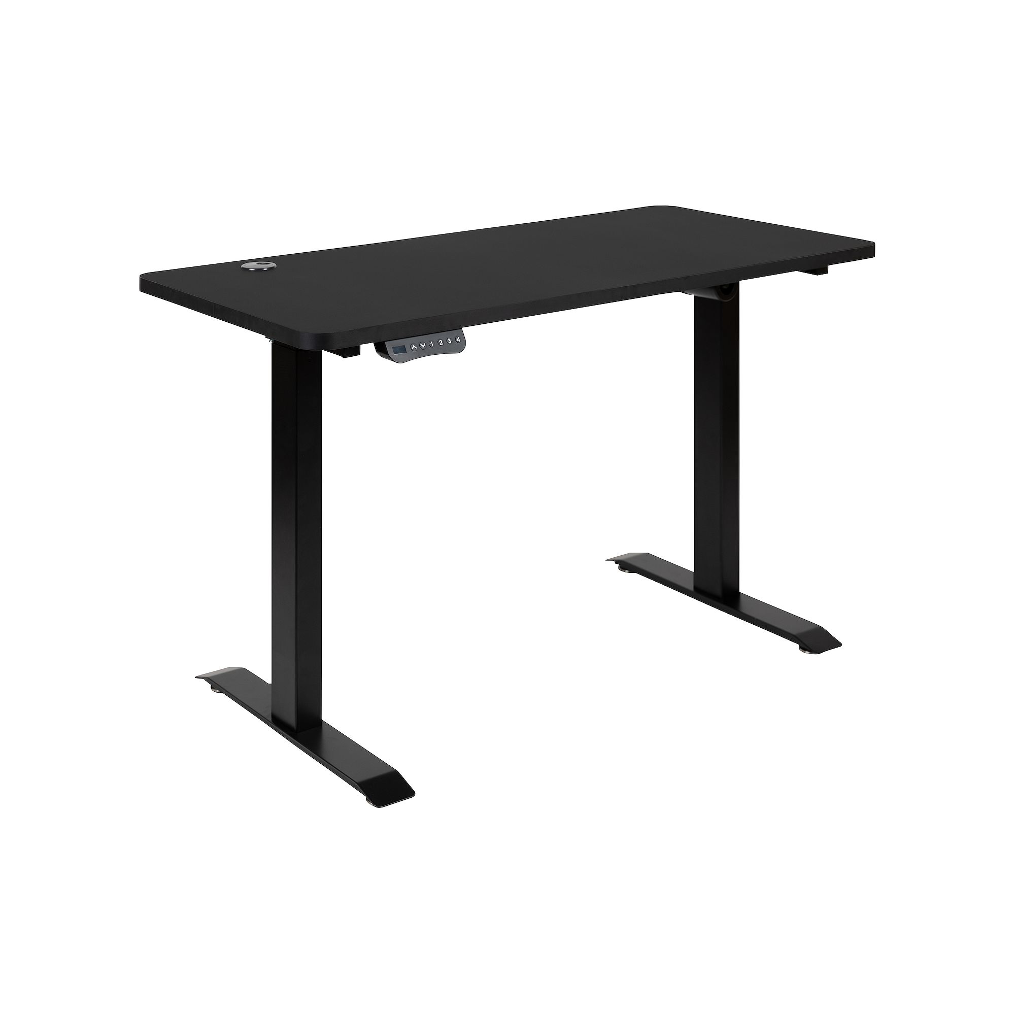 Flash Furniture Electric Height Adjustable Standing Desk Table Top, Black