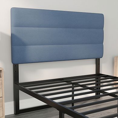 Flash Furniture Paxton Channel Stitched Fabric Upholstered Adjustable Height Headboard