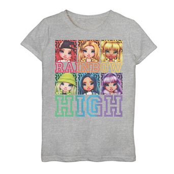Girls 7-16 Rainbow High Boxes Graphic Tee