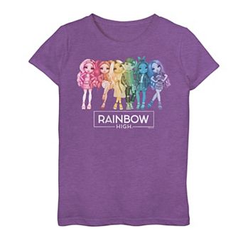 Girls 7-16 Rainbow High Gold Logo Graphic Tee
