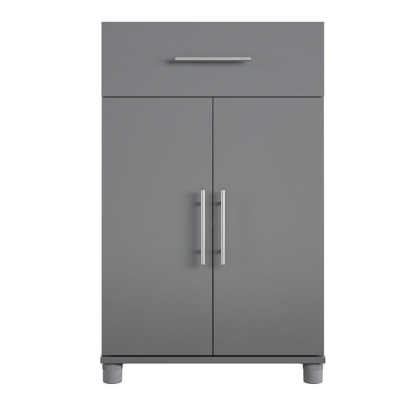 Systembuild Evolution Camberly 2-Door Storage Cabinet, Grey