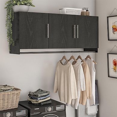Systembuild Evolution Camberly 3-Door Wall Cabinet with Hanging Rod