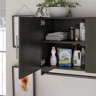 Systembuild Evolution Camberly 3-Door Wall Cabinet with Hanging Rod