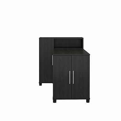 Systembuild Evolution Camberly Hobby and Craft Desk with Storage Cabinet