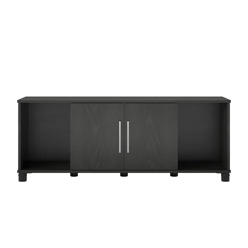 Systembuild Evolution Camberly Shoe Storage Bench, Black