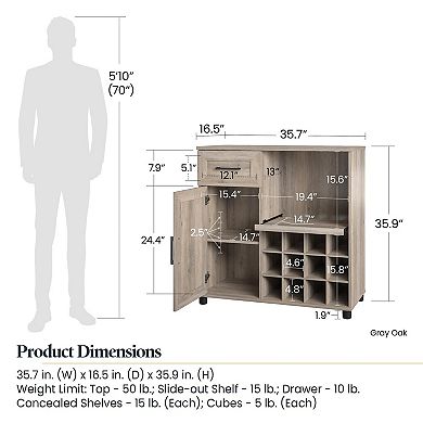 SystemBuild Delany Bar Cabinet