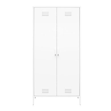 Systembuild Evolution Mission District Tall 2-Door Metal Locker Cabinet