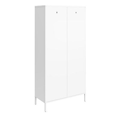 Systembuild Evolution Mission District Tall 2-Door Metal Locker Cabinet