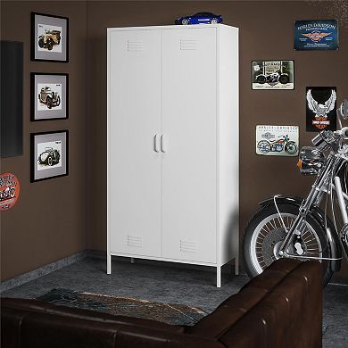 Systembuild Evolution Mission District Tall 2-Door Metal Locker Cabinet