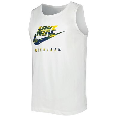 Men's Nike White Michigan Wolverines Spring Break Futura Performance ...