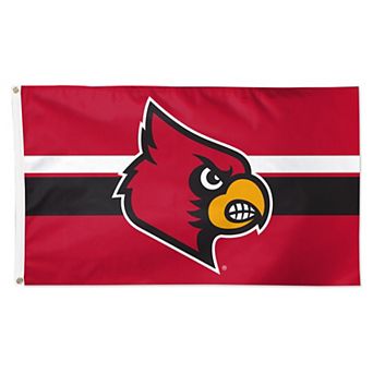 WinCraft Louisville Cardinals 3' x 5' Horizontal Stripe Deluxe Single-Sided Flag