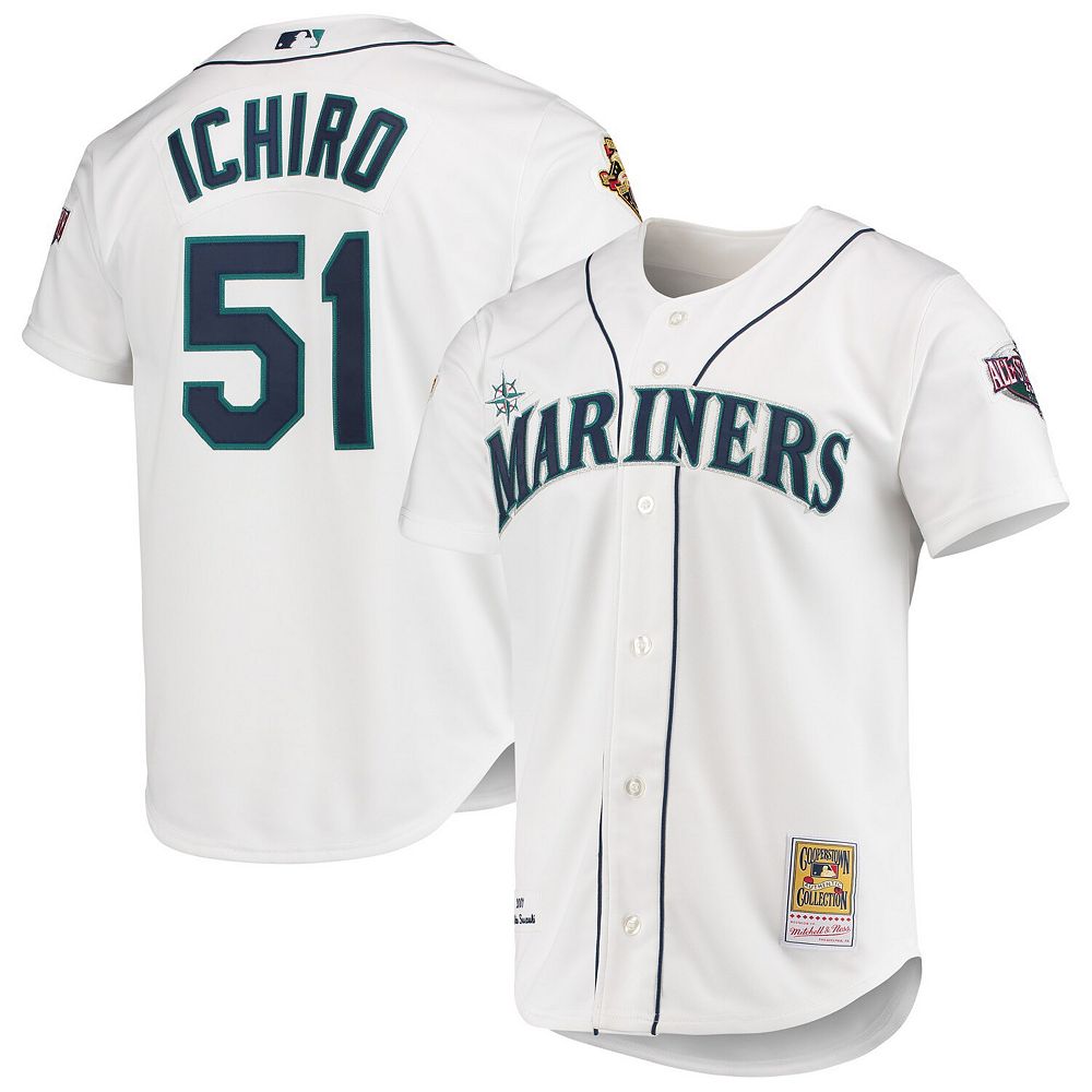 希少　MARINERS ユニフォーム オールスター2001 背番号無し 希少 MARINERS ユニフォーム オールスター2001 背番号無し