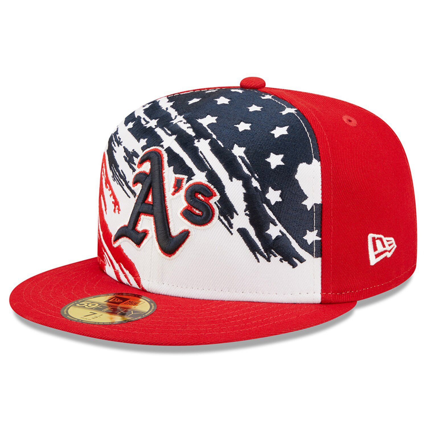 Men's New Era Red Washington Nationals 2023 Fourth of July Low Profile 59FIFTY Fitted Hat