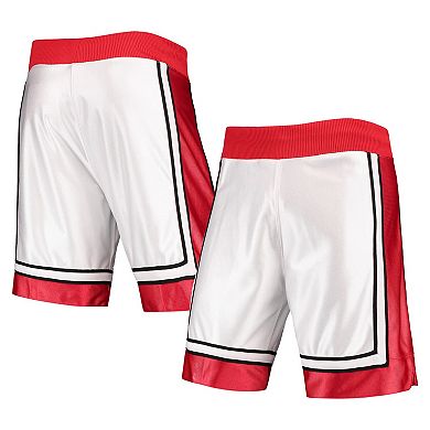 Men's Mitchell & Ness 1989-90 Men's Basketball White UNLV Rebels Authentic Throwback College Shorts