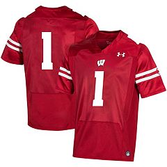 Russell Wilson Signed Wisconsin Badgers White Adidas Football Jersey