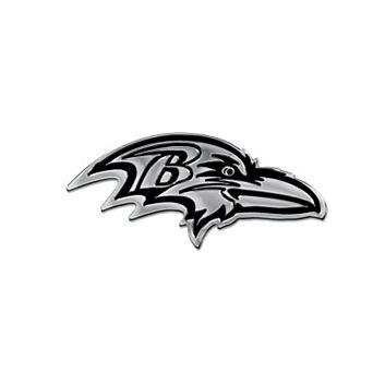WinCraft Baltimore Ravens Team Chrome Car Emblem