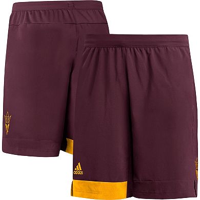 Men's adidas Maroon Arizona State Sun Devils Training Shorts