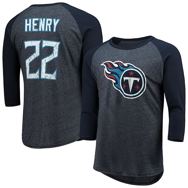 Tennessee Titans Home Name & Number Long Sleeve T-Shirt - Derrick Henry -  Mens