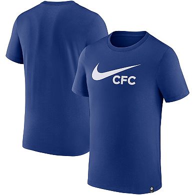 Men's Nike Blue Chelsea Swoosh T-Shirt