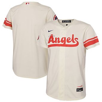 Toddler Nike Cream Los Angeles Angels City Connect Replica Jersey