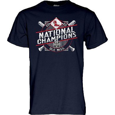 Men's Blue 84 Navy Ole Miss Rebels 2022 NCAA Men's Baseball College ...