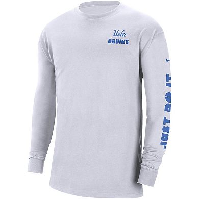 Men's Nike White UCLA Bruins Heritage Max 90 Long Sleeve T-Shirt