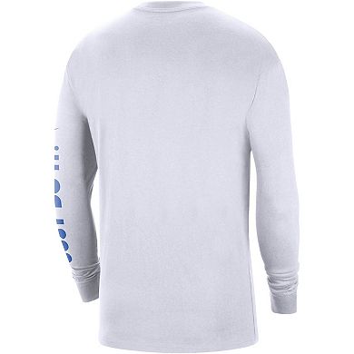 Men's Nike White UCLA Bruins Heritage Max 90 Long Sleeve T-Shirt