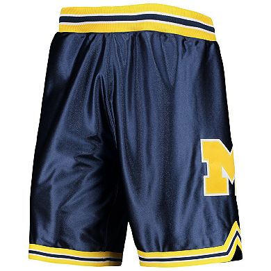 Men's Mitchell & Ness Chris Webber Navy Michigan Wolverines 1991 Authentic Shorts