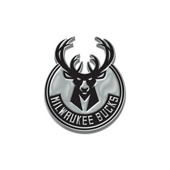 WinCraft Milwaukee Bucks Team Chrome Car Emblem