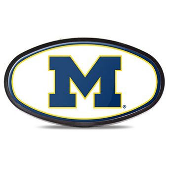 WinCraft Michigan Wolverines Oval Color-Covered Tailgate Hitch Cover
