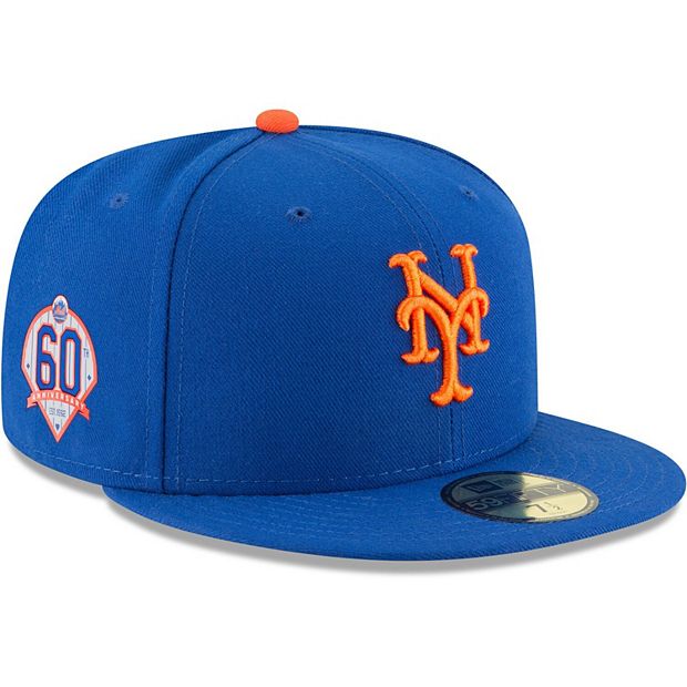 Men's New Era Royal New York Mets 60th Anniversary Authentic